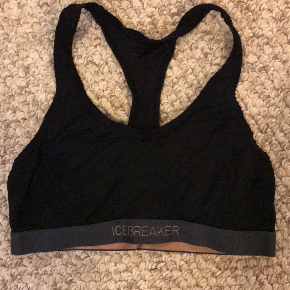 Wool sports bra